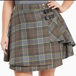 Torrid outlander kilt skater skirt